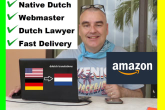 translate english and german to dutch,  I am a dutch lawyer