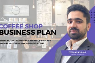 prepare an executive coffee shop business plan