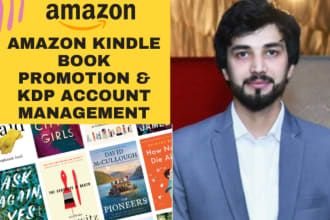 promote your amazon book and manage amazon kdp account