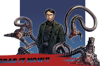 do a charcter of comic or design your comic character