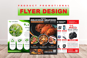 design product sale, advertisement and marketing flyer and brochure