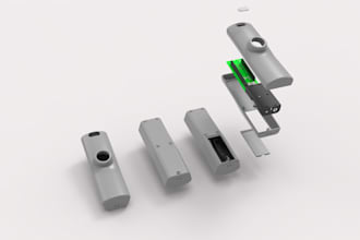 make step file for  pcb enclosure design using solidworks