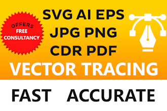 vector tracing, cleanup, redraw logo, image to vector