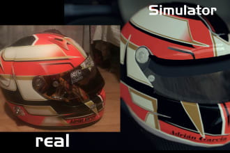 do a helmet skin for assetto corsa
