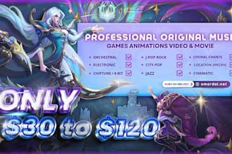 compose custom video game music in any style you need