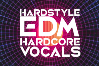 record mc vocals or do voice overs for your edm, techno or hardstyle projects