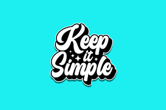 do custom typography t shirt text or font logo design
