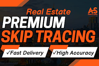 do accurate skip tracing for real estate