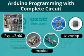 make stm, esp, and arduino based projects with full circuit