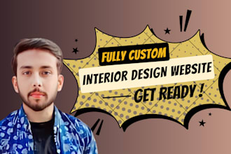 build professional website for home decor, interior design, and architecture