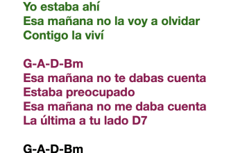 write a song, melody and chords but in spanish only