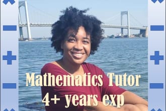 tutor in a variety of math subjects