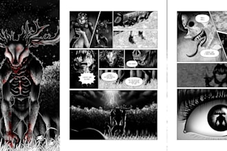 create a manga or comic for you