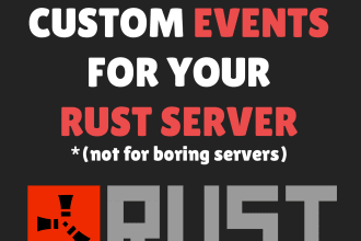configure custom events plugins on rust server