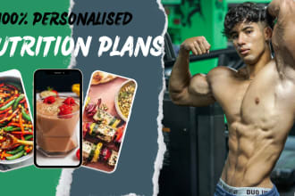 customise nutrition plans for fat loss and muscle building