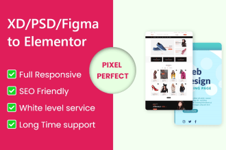 convert figma to html, xd to html, psd to html bootstrap responsive design