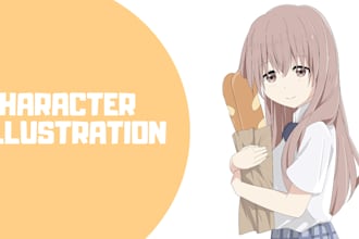 draw anime, fanart, oc, with anime style for you