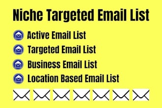 find niche targeted email address, business mail list