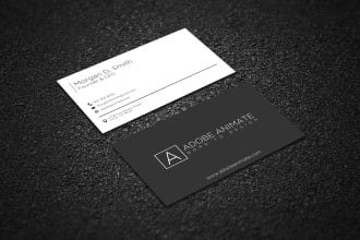design smart minimal  luxury modern business cards