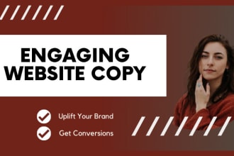 write converting sales copy and website copywriting