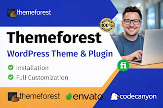 themeforest wordpress theme install and customize in 2hrs