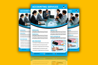 do the corporate flyer, leaflet, or poster design