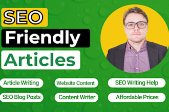 do SEO article writing, blog post writer, content writing