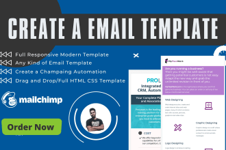 do email template,newsletter,mailchimp campaign automation