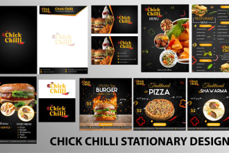 do business card and stationery design with premium quality