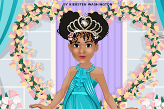do african american illustration and children