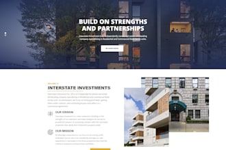 develop modern real estate website in wordpress
