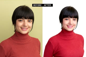 fashion model portrait editing headshot retouching  background removal service