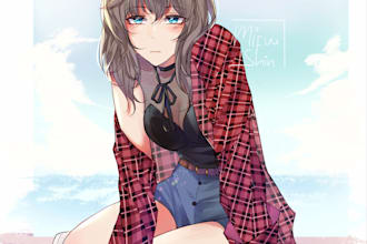 draw beautiful anime art