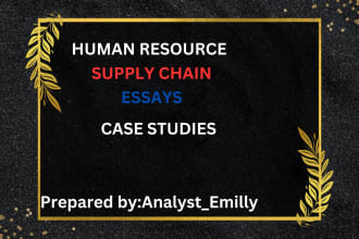 do research essays, human resource and supply chain management