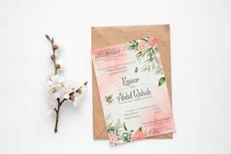 design invitation card, birthday invite template