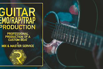 make a guitar emo rap trap custom beat