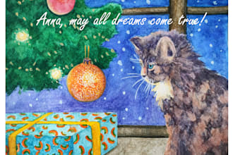 create a card for you for christmas, birthday or other