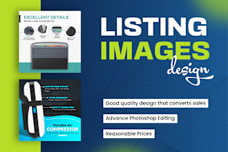 design amazon or bol product listing images and ebc
