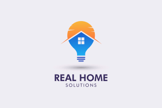 do trendy minimal flat unique and emerging logo