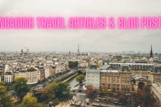 write engaging travel articles for your travel blog