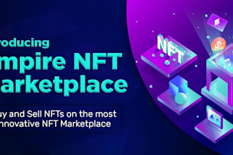 create metaverse token, staking, meterverse nft marketplace