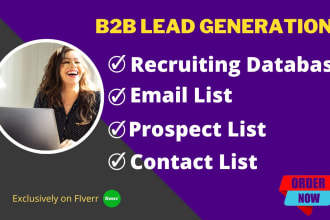 prepare recruiting database lead generation list building