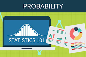 do probability, statistics, data problems in rstudio and msexcel