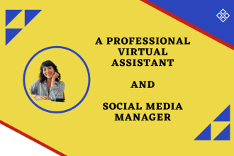be your personal administrative virtual assistant, social media manager