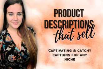 write powerful product descriptions for your brand