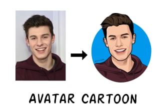 draw cartoon portrait avatar from your photo