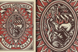 make vintage retro style design or illustration