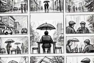 draw professional storyboards for film, game, and ad