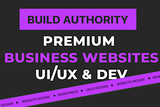 build a professional corporate website design