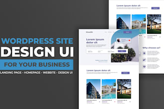 design a responsive wordpress landing page